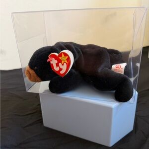 Ty Beanie Baby Blackie the Bear Plush
